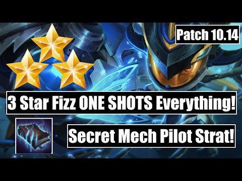 TFT Guide: SECRET MECH PILOT STRAT - 3 Star Fizz - INFILTRATORS