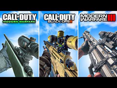 Using the BEST Sniper in EVERY COD but....