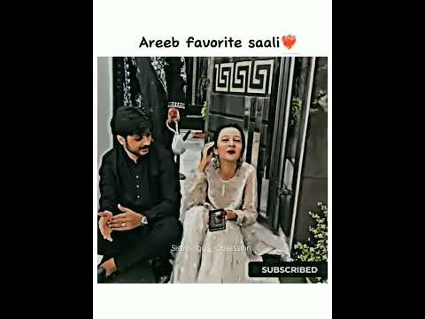 Pov : Areeb favorite saali 👀 || Rabia Faisal|| Areeb pervaiz || Sistrology #sistrology #love #shorts