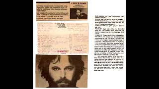 Carl Wilson - Live at The Bottom Line, New York City (1981-04-13 - Audio)