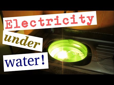 Electricity under water - Experiment with Tesla Pancake Coil and Radiant Energy