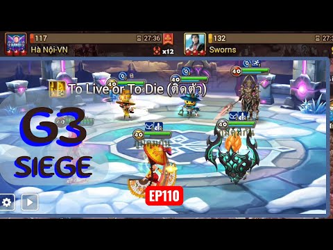 Siege G3 - MAGIC ACADEMY vs Ha Noi-VN and Sworns #summonerswar 