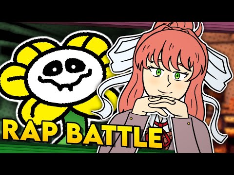 Flowey vs. Monika - UNDERTALE vs. Doki Doki Literature Club. RAP BATTLE! (DGPRB)