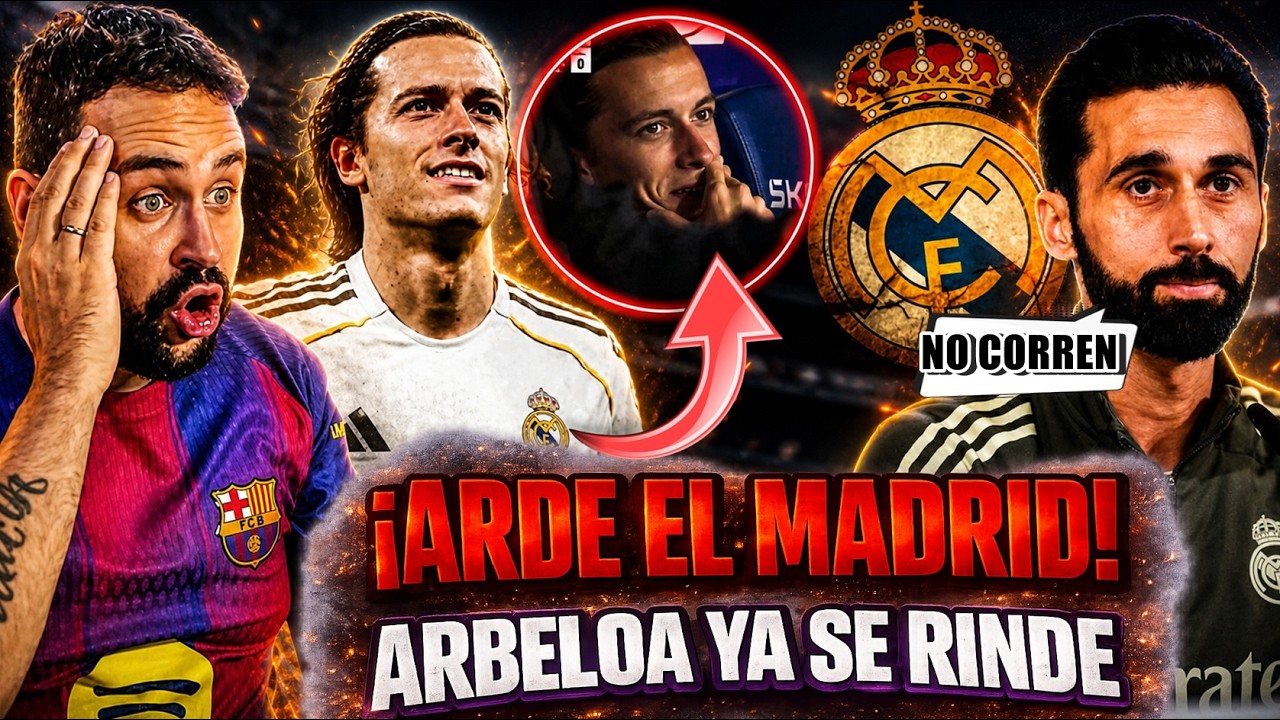 🔥¡ARDE el REAL MADRID! CARRERAS se RÍE en el BANQUILLO y ARBELOA se RINDE PÚBLICAMENTE "NO CORREN"