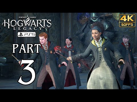 HOGWARTS LEGACY Walkthrough PART 3 (PS5) No Commentary Gameplay @ 4K 60ᶠᵖˢ ✔