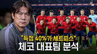 "득점의 40%가 세트피스" 위협적인 체코의 제공권 + 역습, 어떻게 싸워야 할까?