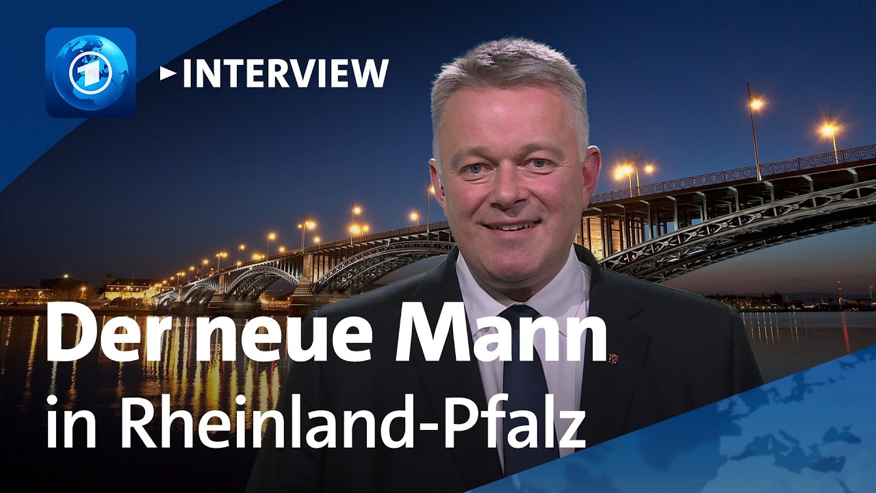 Wie Ministerpräsident Schnieder regieren will | tagesthemen-Interview