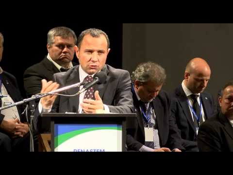 Discursul presedintelui PNTCD, Aurelian Pavelescu, la Congresul Extraordinar al partidului.