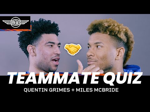 Quentin Grimes And Miles McBride Take The BFF Test | Wingmen Episode 3