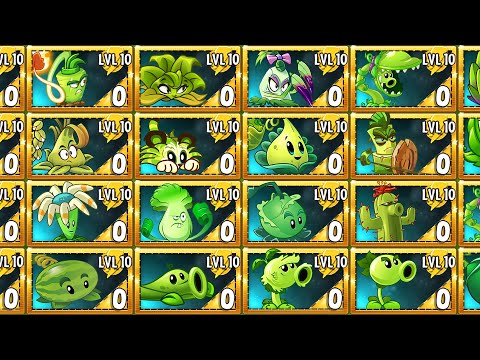 Tournament Every GREEN Plants - Who Will Win? - PvZ 2 Plant vs Plant Battlez