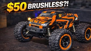FACar SG1601 Pro $50 Amazon Brushless RC Monster Truck Fail