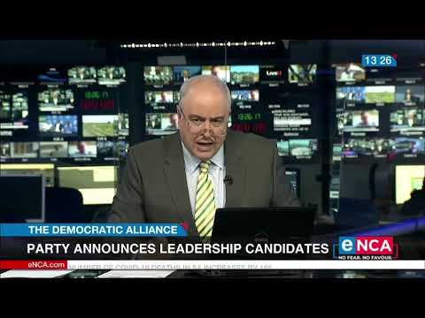 DA announces leadership candidates