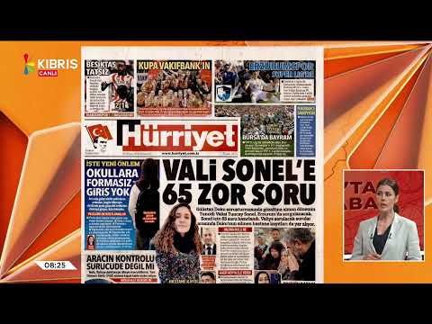 KIBRIS'TA SABAH - GAZETE MANŞETLERİ