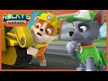 Rocky's Giant Magnet Finds Rubble's Lost Bulldozer Scoop - Rocky's Garage - PAW Patrol