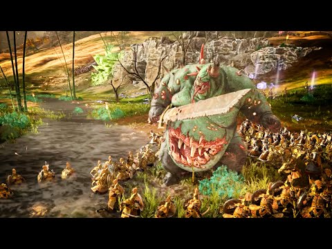Grand Cathay vs Daemons of Chaos - Land Battle - Total War WARHAMMER 3 Cinematic Battle