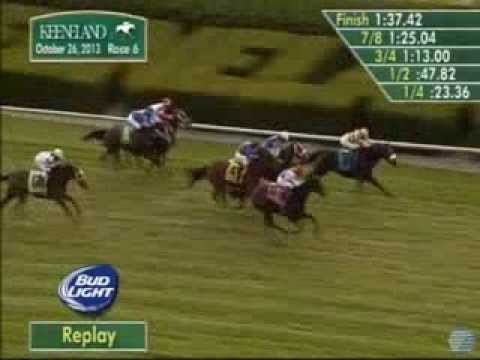 Praia (USA), do Haras Old Friends Ltda., arranca duro para vencer Allowance em Keeneland