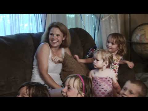 Huge flying fish invade kid's birthday party