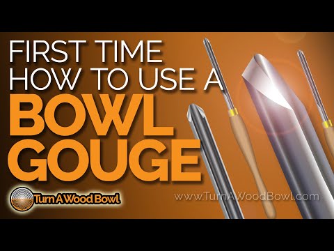 Bowl Gouge Beginner First Use How To Video - Woodturning