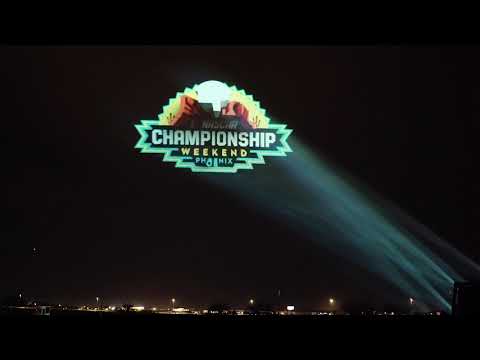 NASCAR Hologram Sky Projection