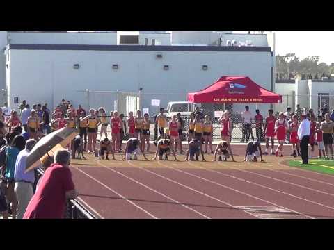 VarB 100m vs Laguna Hills 3-19-14 - Los Alamitos Boys