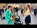“Dance Monkey” in Italy | Karolina Protsenko Violin & Daniele Vitale Sax