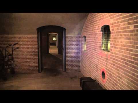 Rondje spoken door de gangen van het Fort Abcoude.