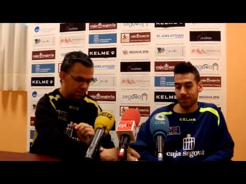 CD La Escuela Caja Segovia Rueda de prensa previa al partido con Santiago Futsal 14/2/2013