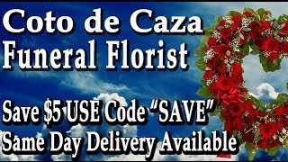 preview picture of video 'Coto de Caza Funeral Flowers | Save $5 Use Code SAVE | Sympathy Flowers in Coto de Caza, CA'