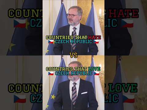 Countries that hate Czech republic vs countries that love Czech republic #shorts#viralshorts