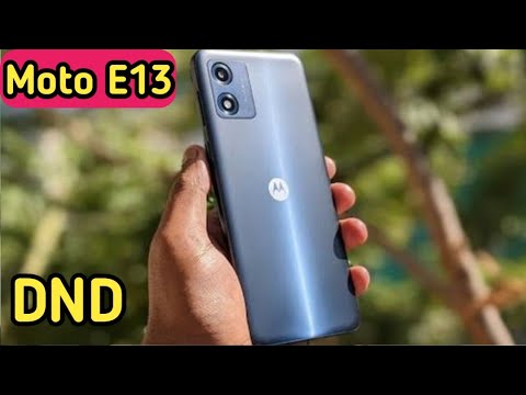 How To Enable Do Not Disturb In Moto E13, Moto E13 Mein DND Kaise Enable Karen,