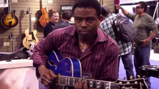 Norman Brown Jammin @ Eastman Guitars NAMM 2013 (Smooth Jazz Family)