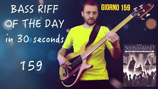 Libro Basso Tony Corizia suona in una band, Funk Bass Riff of the day in 30 seconds giorno 159