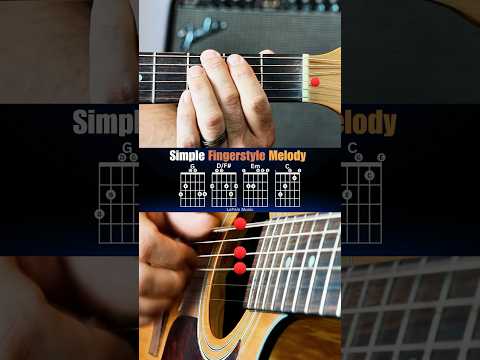 Simple Fingerstyle Melody #Shorts