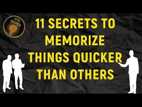 | A Level Higher |11 SECRETS TO MEMORIZE THINGS QUICKER THAN OTHERS, THE BEST AUDIO BOOKS