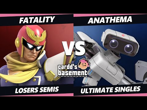 Cardd's Basement Losers Semis - Fatality (Captain Falcon) Vs Anathema (ROB) SSBU Ultimate Tournament