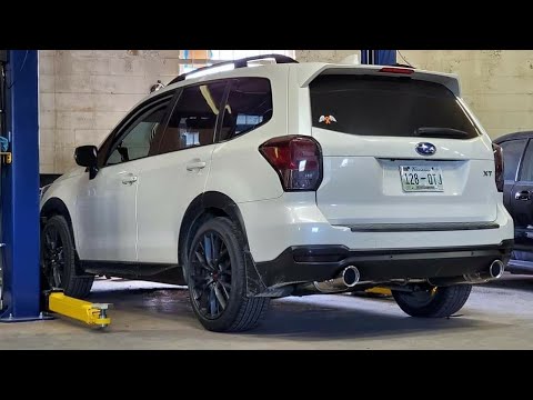 Invidia Q300 install on 2018 Subaru Forester XT!