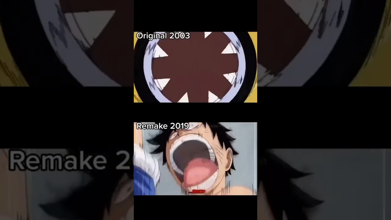 Luffy Vs Arlong | Luffy Vs Arlong Original Vs Remake | Epic Onepiece Fight