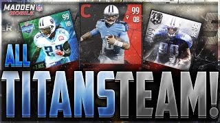 SPEEDY ALL TITANS TEAM! | Madden Mobile 16