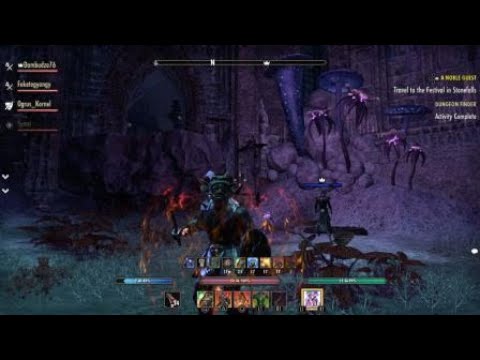 The Elder Scrolls Online: Cradle of Shadows Boss fight Veteran mode Tanking