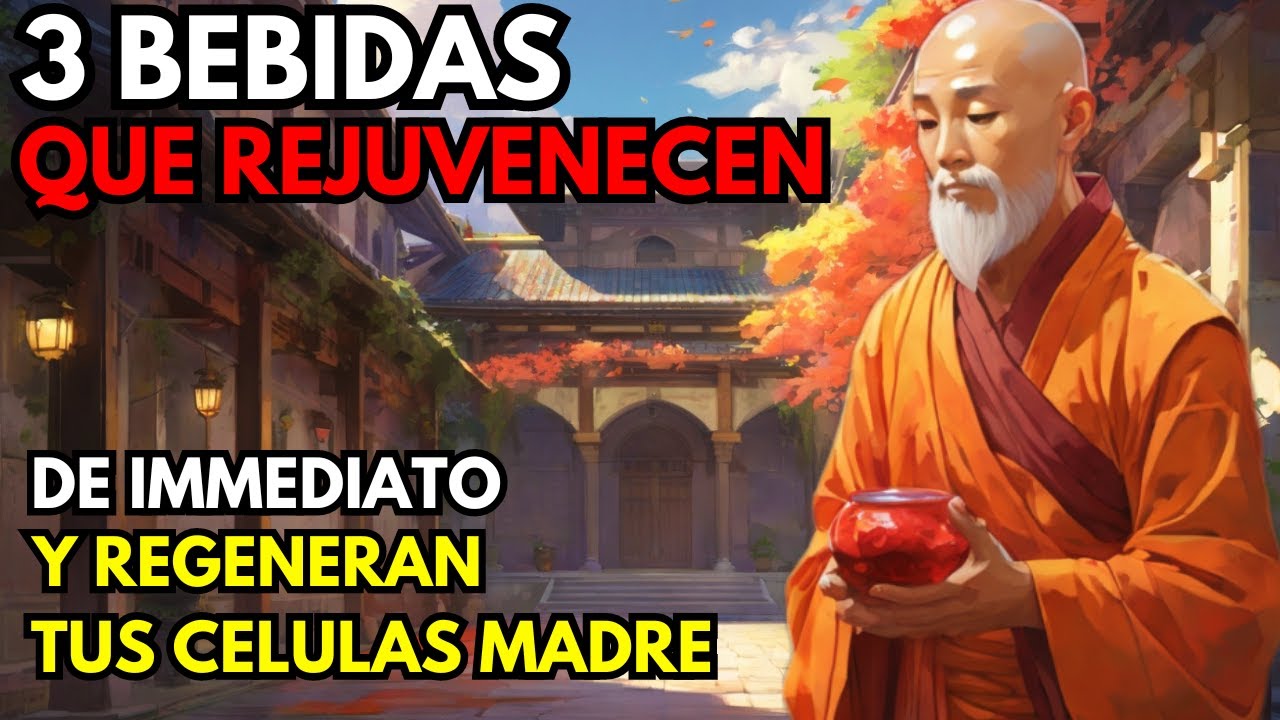 El 99% Desconoce Los Beneficios De Estas 3 Bebidas Antivejez🍵- Sabiduria Budista/Zen