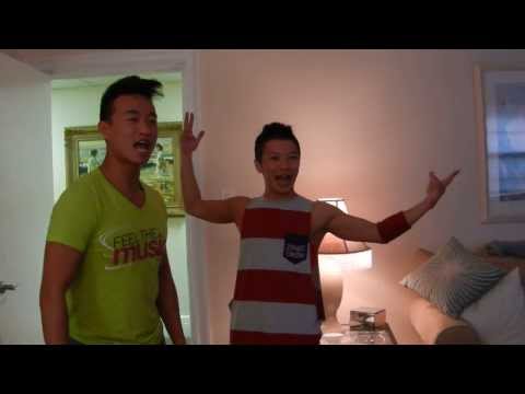 Shout Out from George Iu and Peter Wang - Zumba Fitness Master Class Jan. 2012 New City, NY