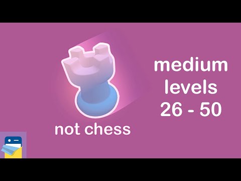 Not Chess: Medium Levels 26 - 50 Walkthrough & iOS Gameplay (by Tepes Ovidiu) - YouTube