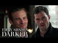 Fifty Shades Darker Christian Meets Ana S Boss Film Clip