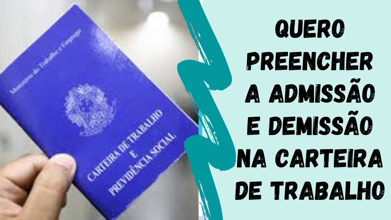 Como preencher a Carteira de Trabalho (de papel)?