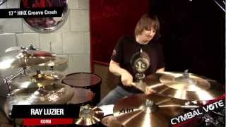 Video thumbnail for CYMBAL VOTE - Ray Luzier Reviews the 17" HHX Groove Crash by SABIAN Cymbals