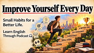 Improve Yourself Every Day | Small Habits for a Better Life | Learn English Through Podcast 🎧