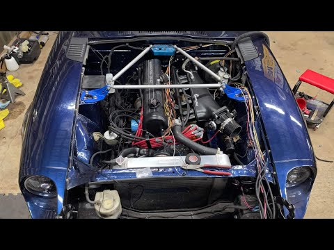 Cleaning Up The Engine Bay Harness On 280Z