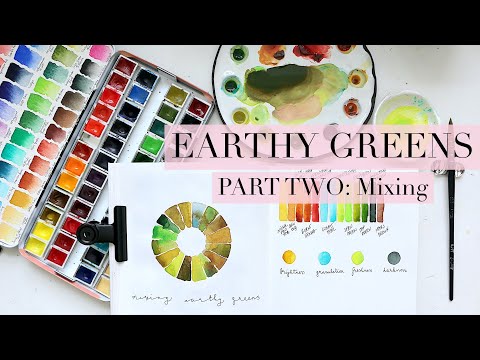 Identifying Colours & Mixing Earthy Greens | Part 2/2
