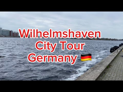 Wilhelmshaven City Full Tour🇩🇪 | Germany | Walk Tour | with Street Names