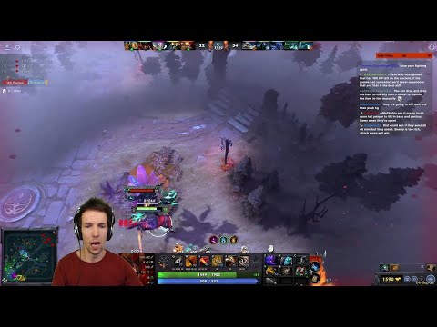 When Dota 2 Becomes a Horror Game